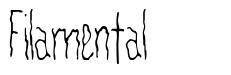 Filamental шрифт