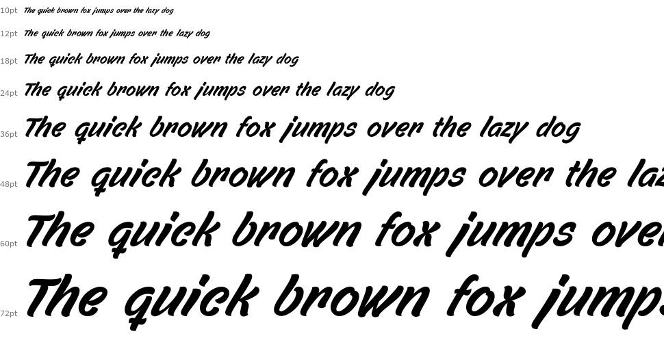 Filbert Color font Şelale