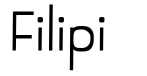Filipi font