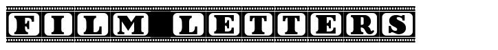 Film Letters font