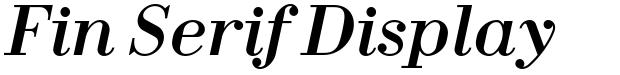 Fin Serif Display