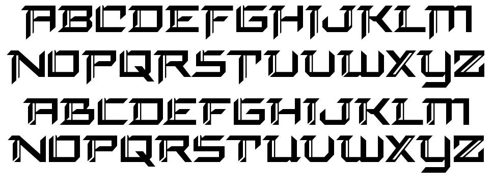 Final Front font specimens