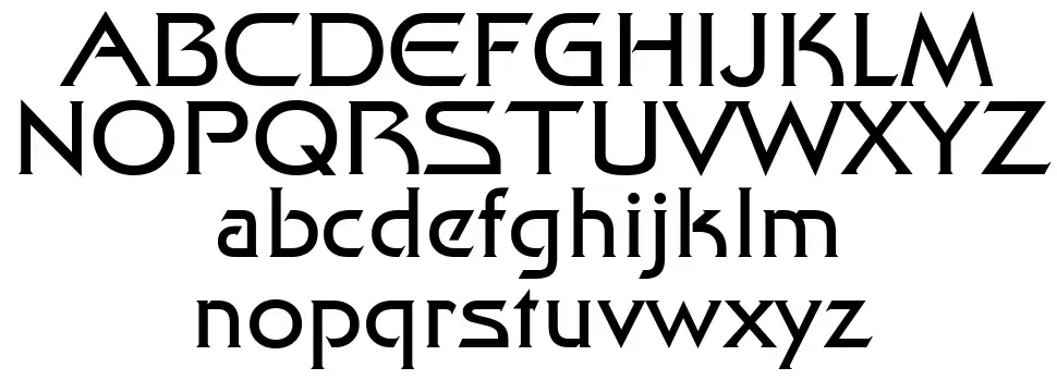 Final Frontier font Örnekler