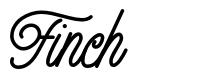 Finch font
