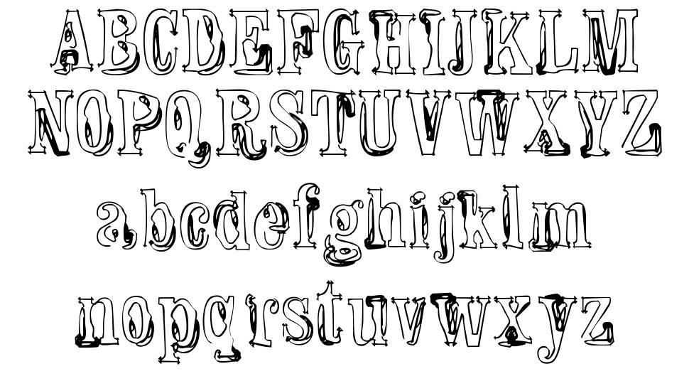 Fine Disorder font by Woodcutter - FontRiver