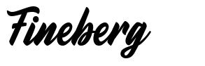 Fineberg шрифт
