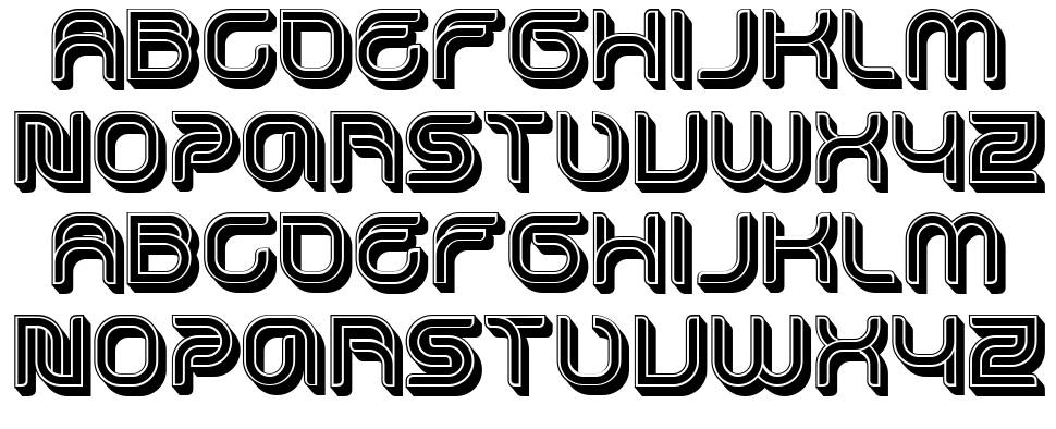 Fineliner font specimens