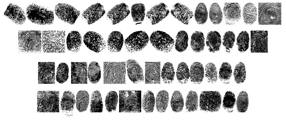 Finger Print tfb police spécimens