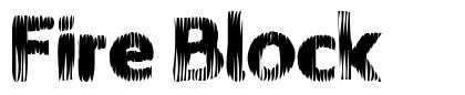 Fire Block schriftart