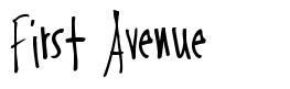 First Avenue font