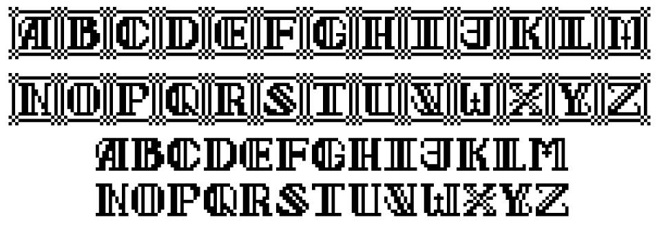First Fontasy font specimens