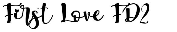 First Love FD2 font