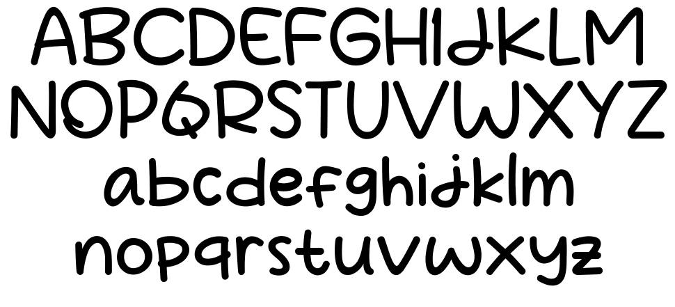 First School font Örnekler