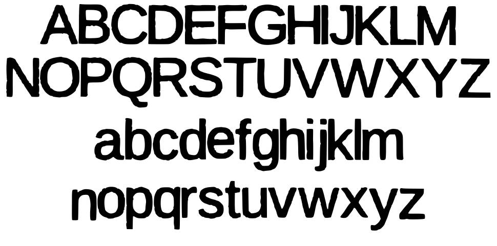 Firsta font specimens
