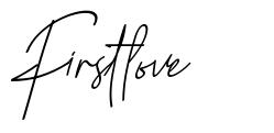 Firstlove font