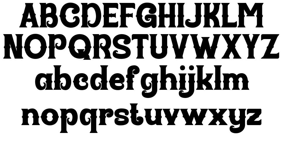 Firwaen font Örnekler