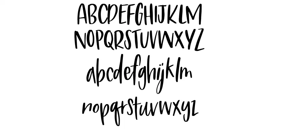 Fishfingers and Chipsfont specimens