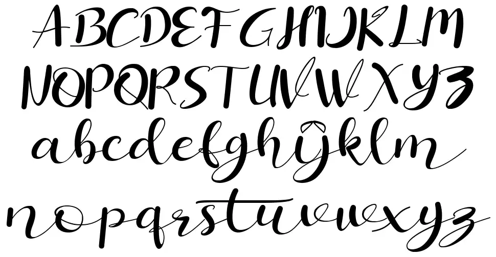 Fistara schriftart vorschau