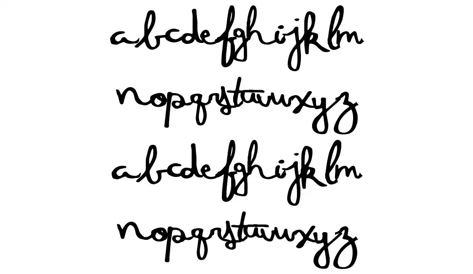 Five Dozenfont specimens