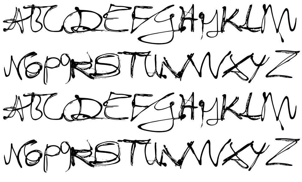 Fixogum font Örnekler
