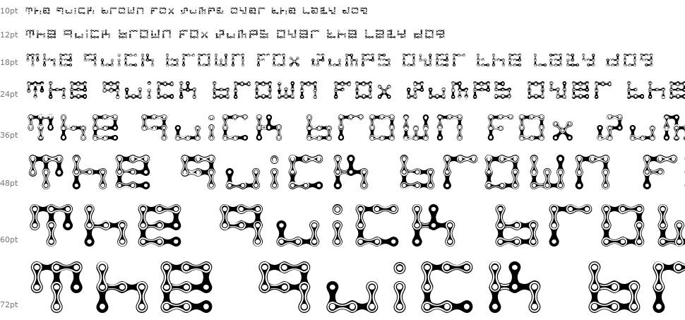 FK Chain font Şelale