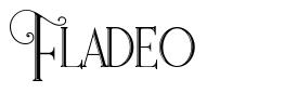 Fladeo font