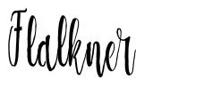 Flalkner шрифт