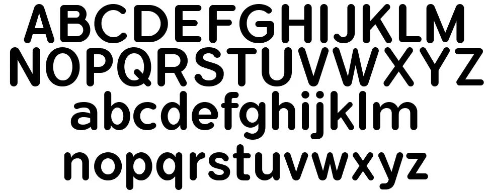 Flamante Romafont specimens