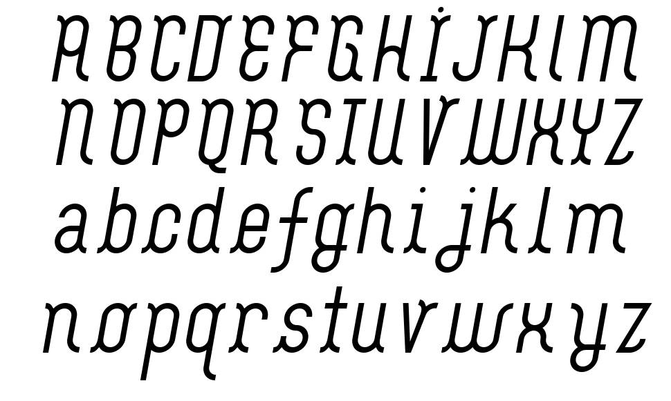 Flash Boy font specimens