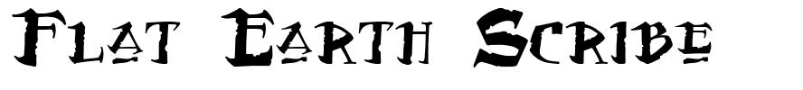 Flat Earth Scribe шрифт