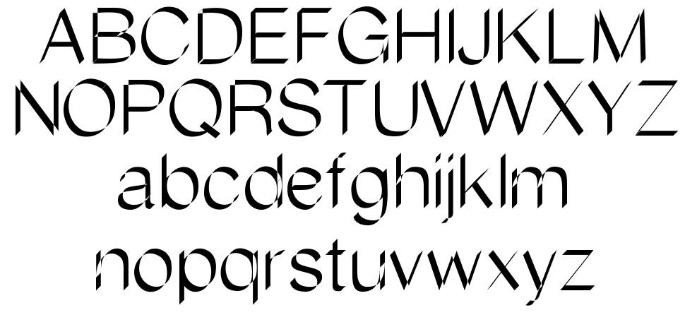 Flatstock font specimens