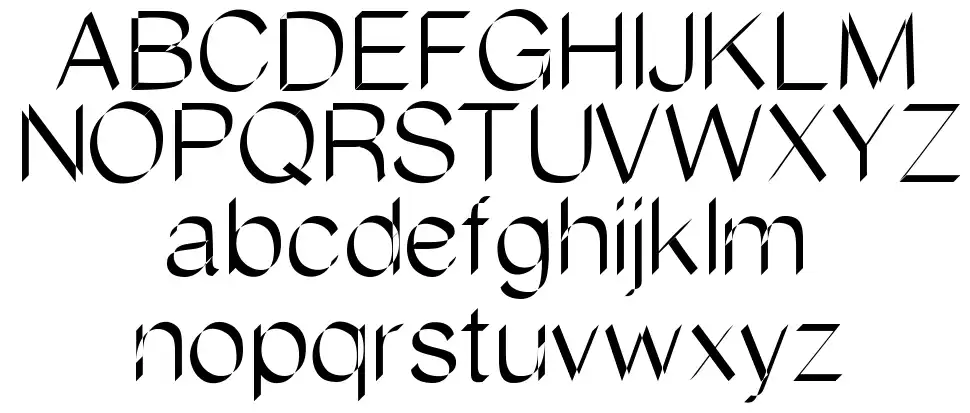 Flatstockfont specimens