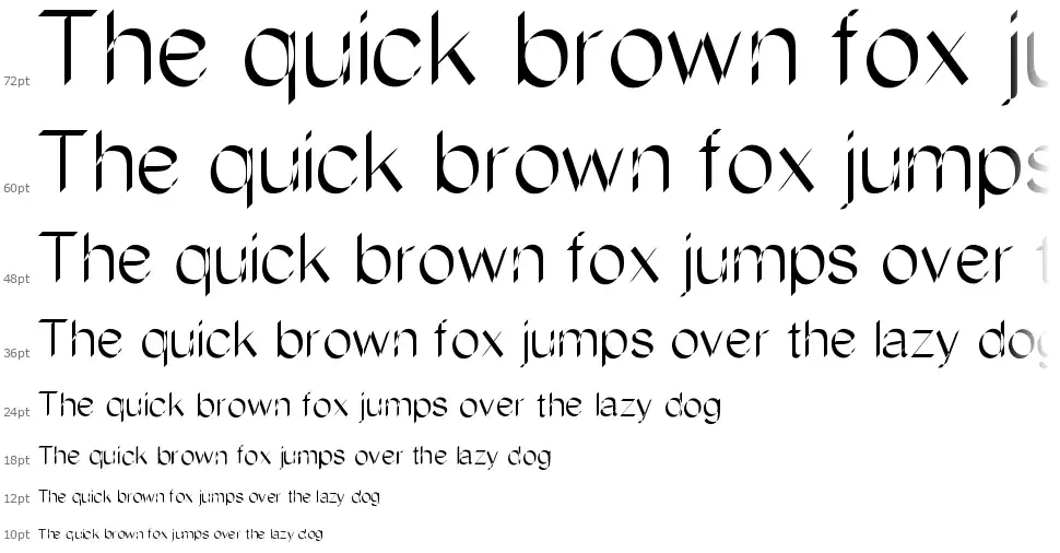 Flatstockfont waterfall