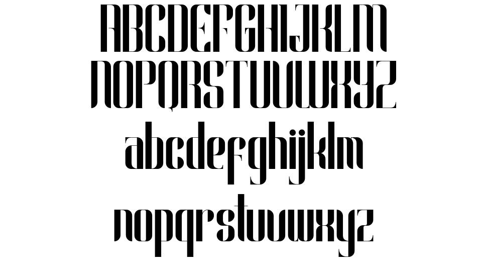 Flaurent Modern font specimens