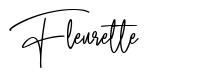 Fleurette 字形