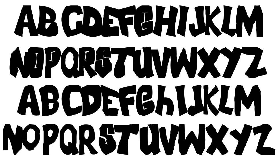 FLH-Font font specimens