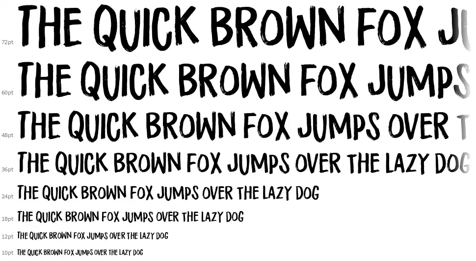 Flicker font Waterfall