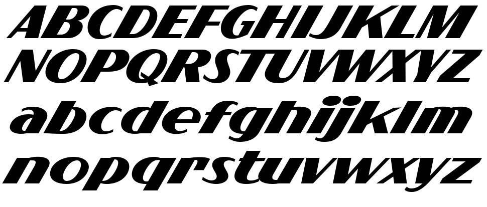 Flighter font specimens