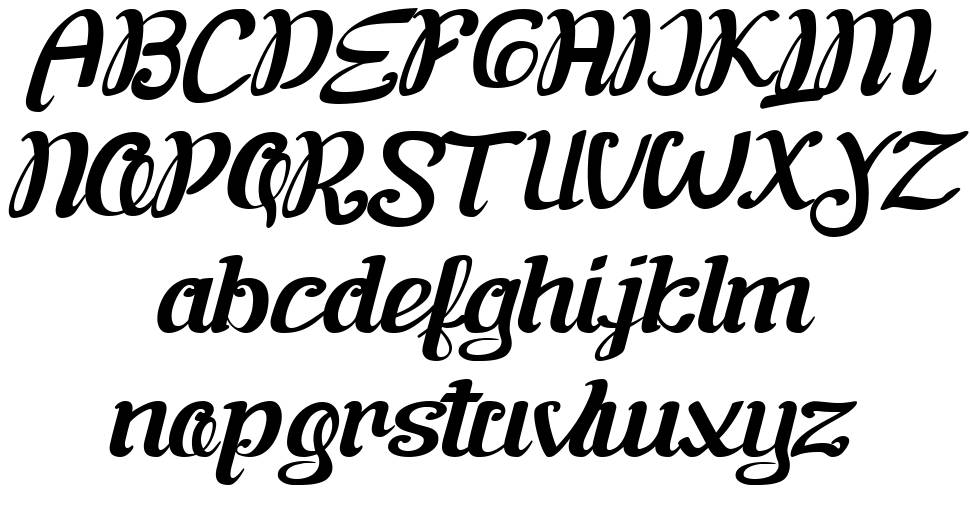 Flinellia font Örnekler