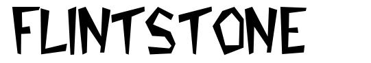 Flintstone шрифт