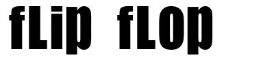 Flip Flop шрифт