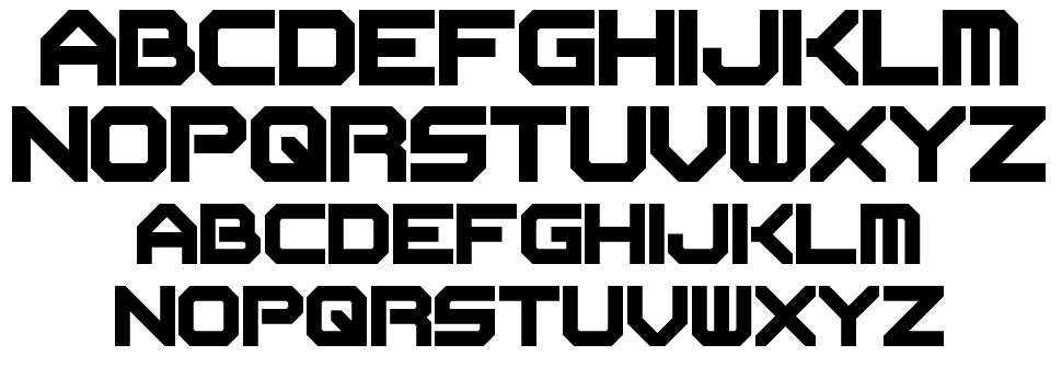 Flipbash font specimens