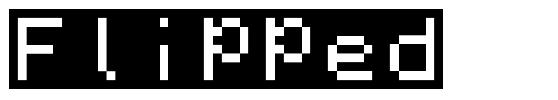 Flipped 字形