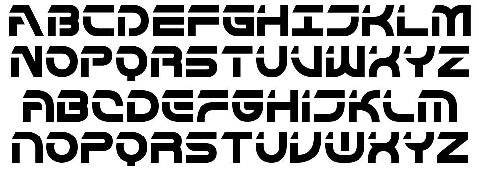 Flipside font specimens