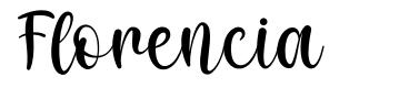 Florencia шрифт