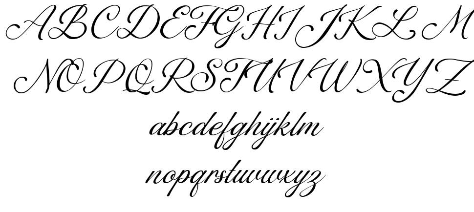 Florilane Cardillac font specimens