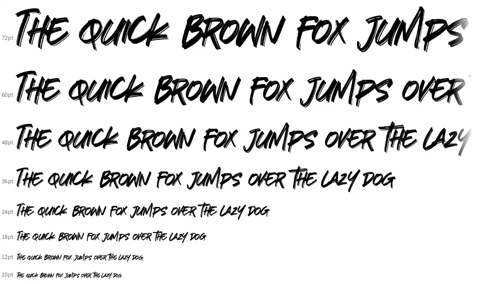 Flossyfont waterfall