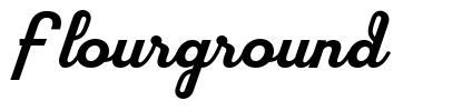 Flourground шрифт