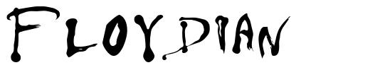 Floydian шрифт