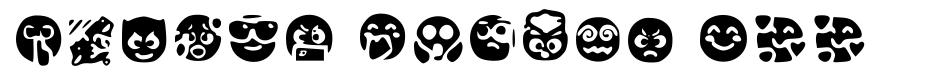 Fluent Emojis 133 шрифт
